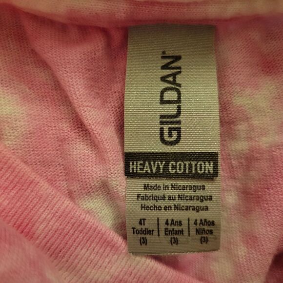 Gildan Pink Heavy Cotton T-Shirt - Picture 3 of 4